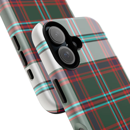 Stewart of Appin Dress Tartan iPhone Case | Dual-Layer Matt Protective Cover