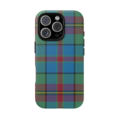 Orkney Island Heritage Tartan iPhone Case | Dual-Layer Matt Protective Cover