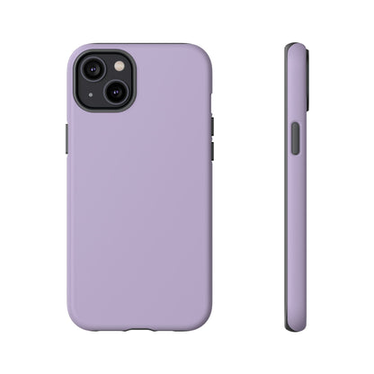 Lavender Minimalist Heritage Check iPhone Case | Luxury Protective Phone Cover