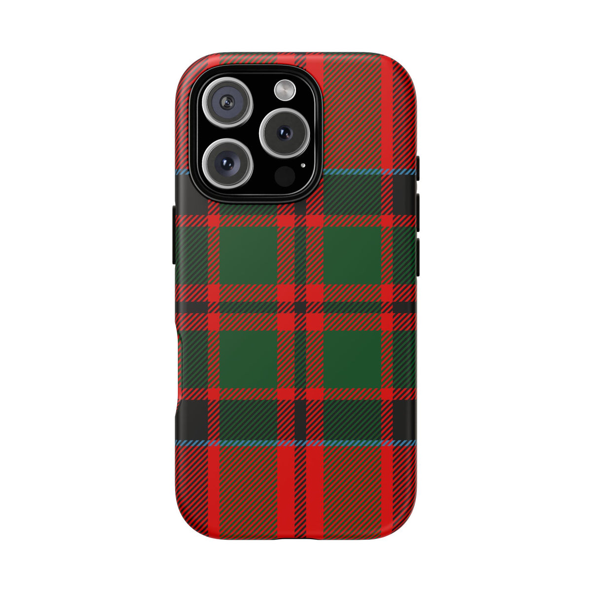 MacKillop Traditional Clan Tartan iPhone Case | Dual-Layer Matte Protective Cover