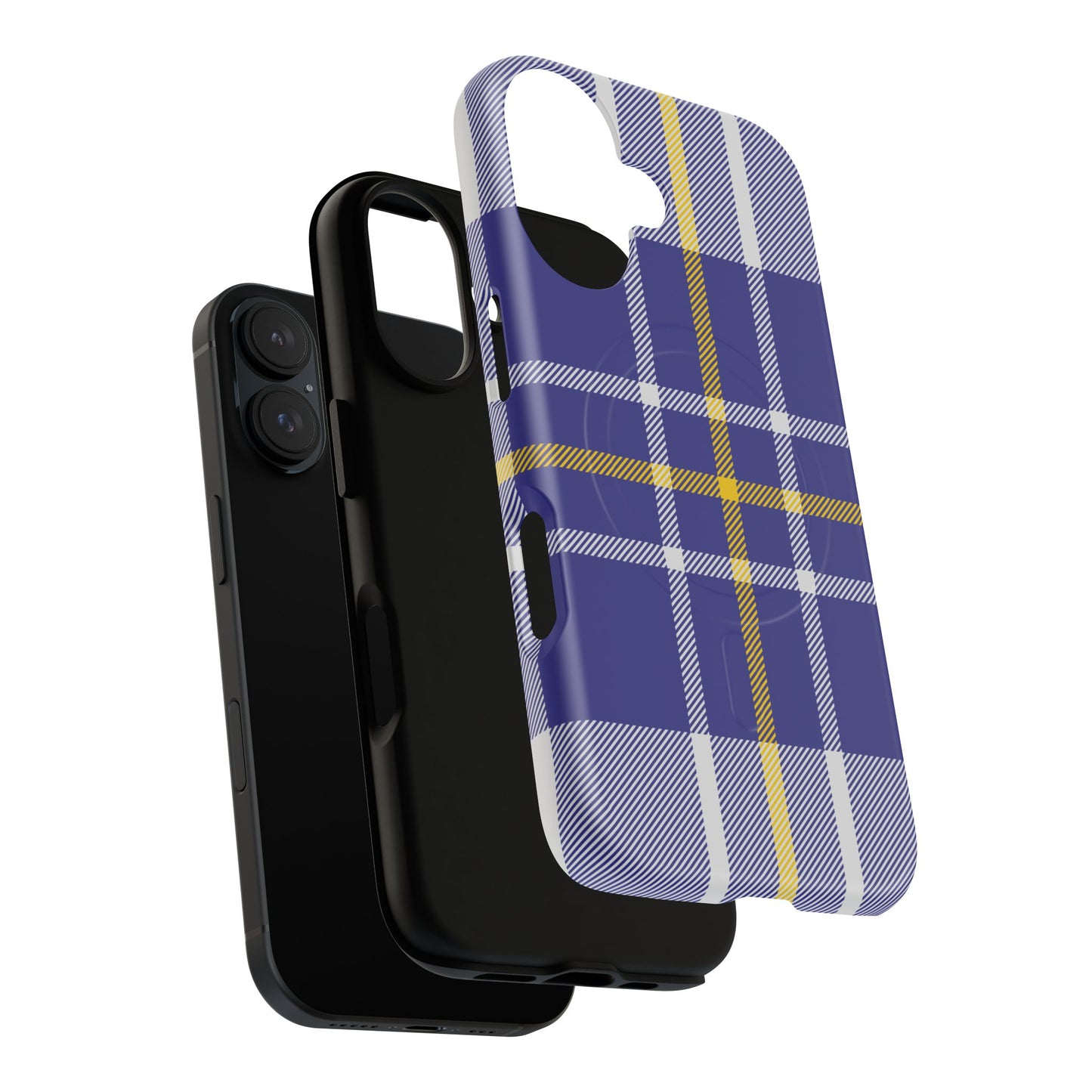 MacPherson Dress Blue Tartan MagSafe® iPhone Case | Luxury Magnetic Phone Cover