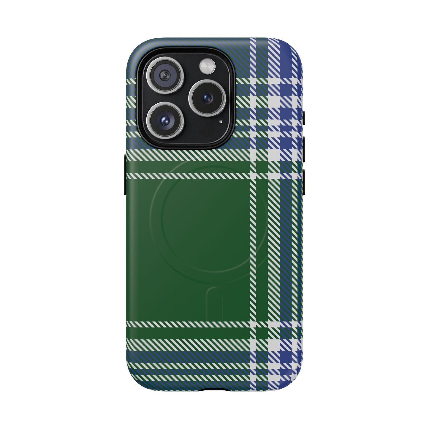 MacDonald Lord of the Isles Minimalist Heritage Check MagSafe® iPhone Case | Luxury Magnetic Phone Cover