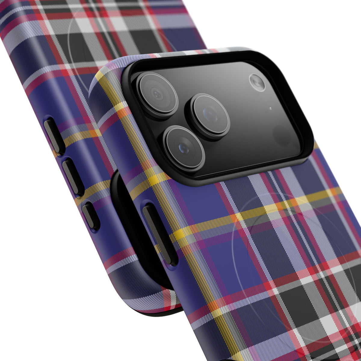 Queen Mary RMS Maritime Tartan MagSafe® iPhone Case | Dual-Layer Magnetic Protective Cover