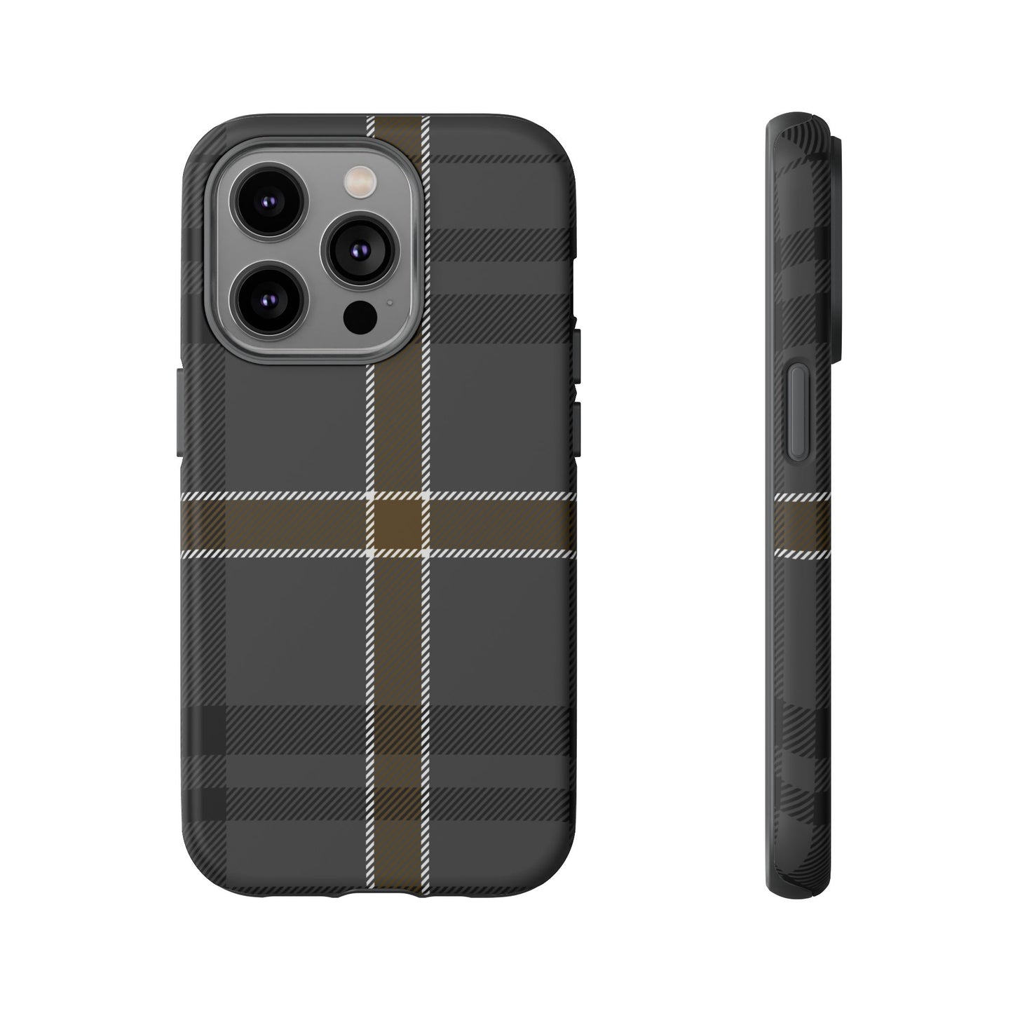 Bute Heather Weathered Tartan iPhone Case | Luxury Protective Phone Cover