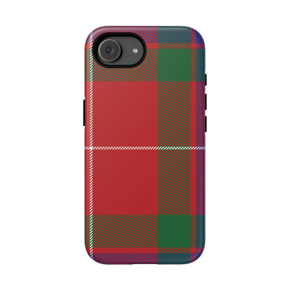 Fraser Clan Traditional Tartan iPhone Case | Dual-Layer Matte Protective Cover