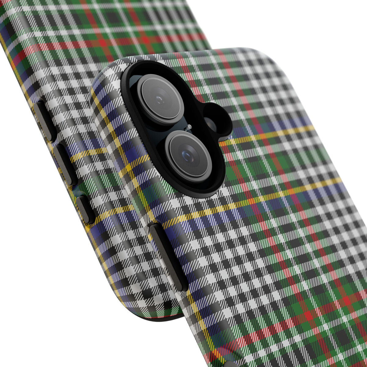 Abbotsford Check Estate Tartan iPhone Case | Dual-Layer Matt Protective Cover