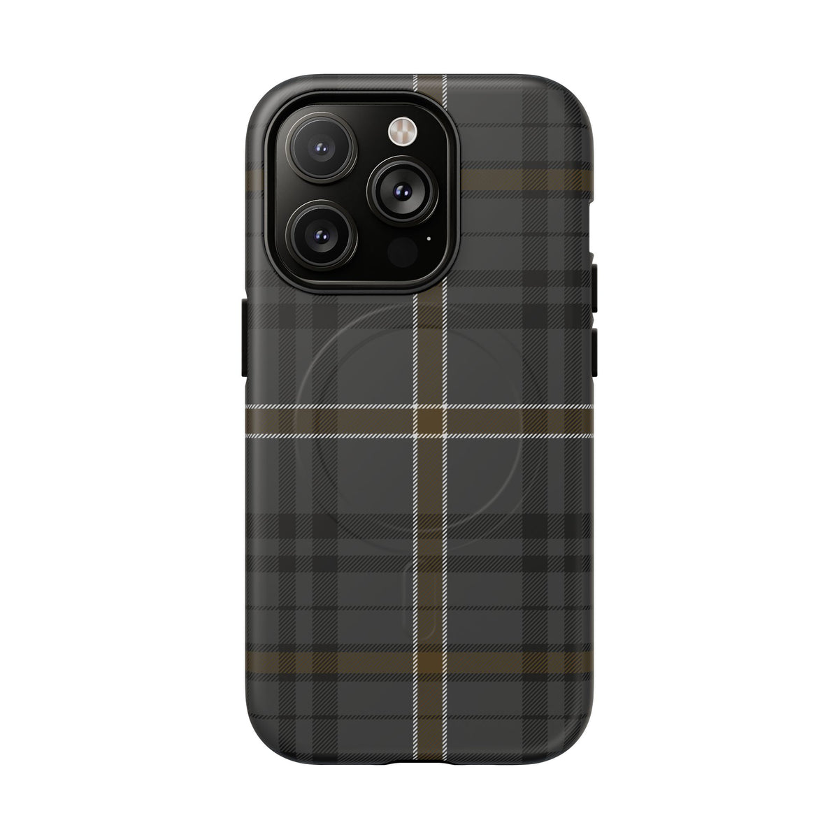 Bute Heather Weathered Tartan MagSafe® iPhone Case | Dual-Layer Magnetic Protective Cover