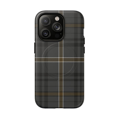 Bute Heather Weathered Tartan MagSafe® iPhone Case | Dual-Layer Magnetic Protective Cover