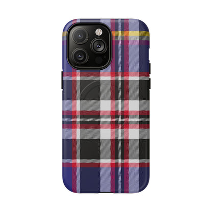 Queen Mary RMS Maritime Tartan MagSafe® iPhone Case | Luxury Magnetic Phone Cover