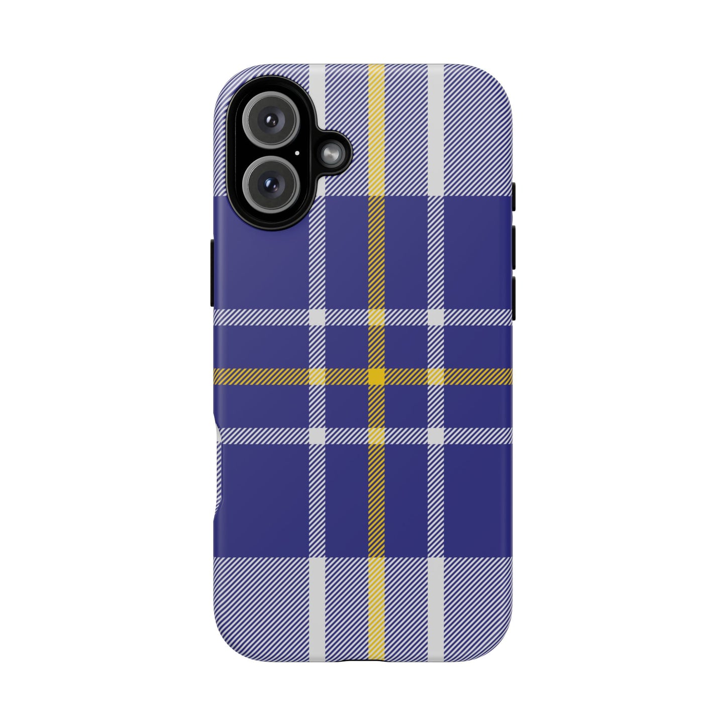MacPherson Dress Blue Tartan iPhone Case | Luxury Protective Phone Cover