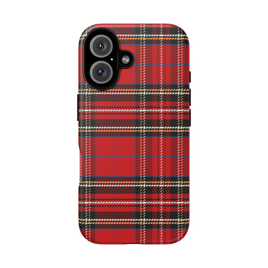 Kensington Red Tartan Heritage Check Matte Phone Case