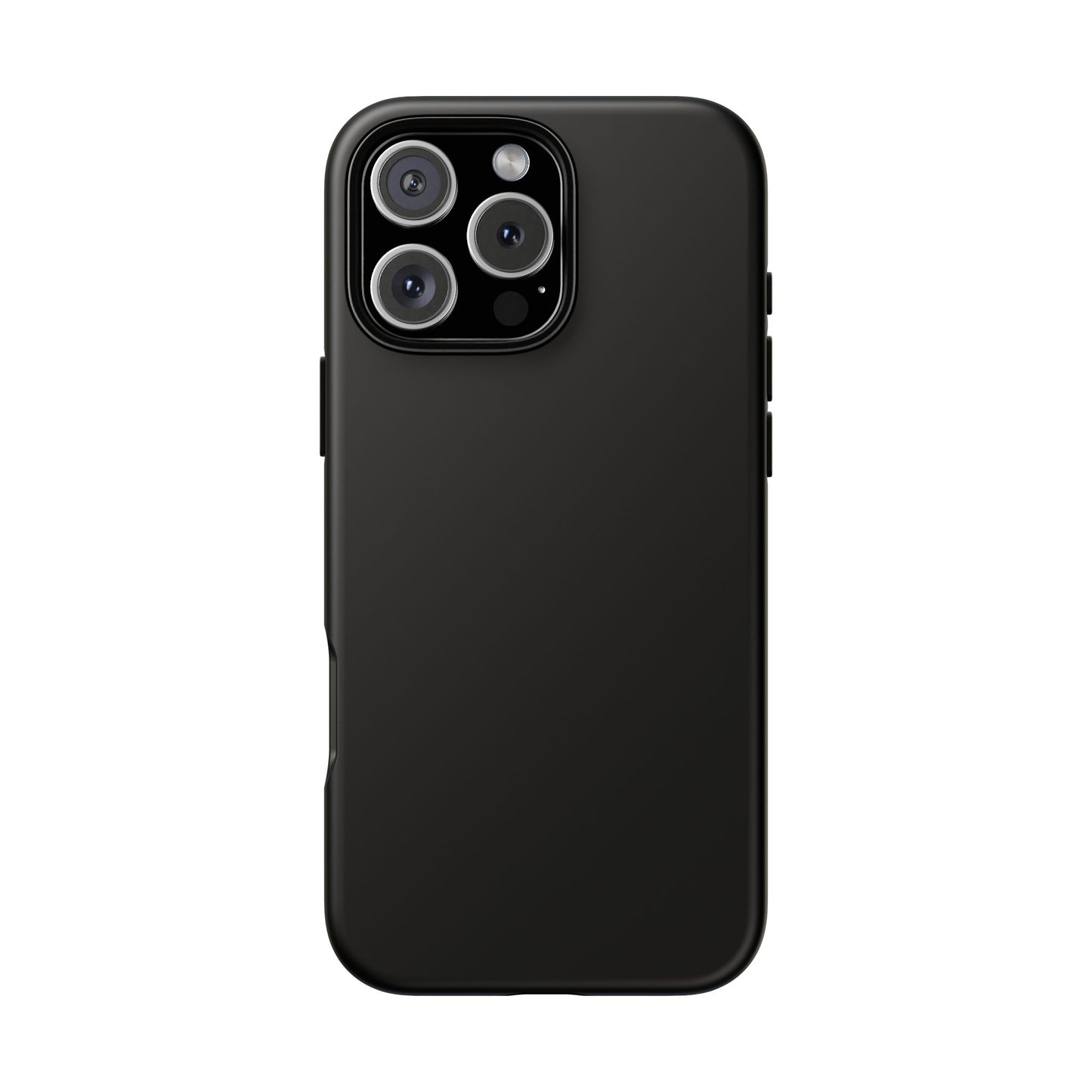 Black Stealth Minimalist Heritage Check iPhone Case | Luxury Protective Phone Cover