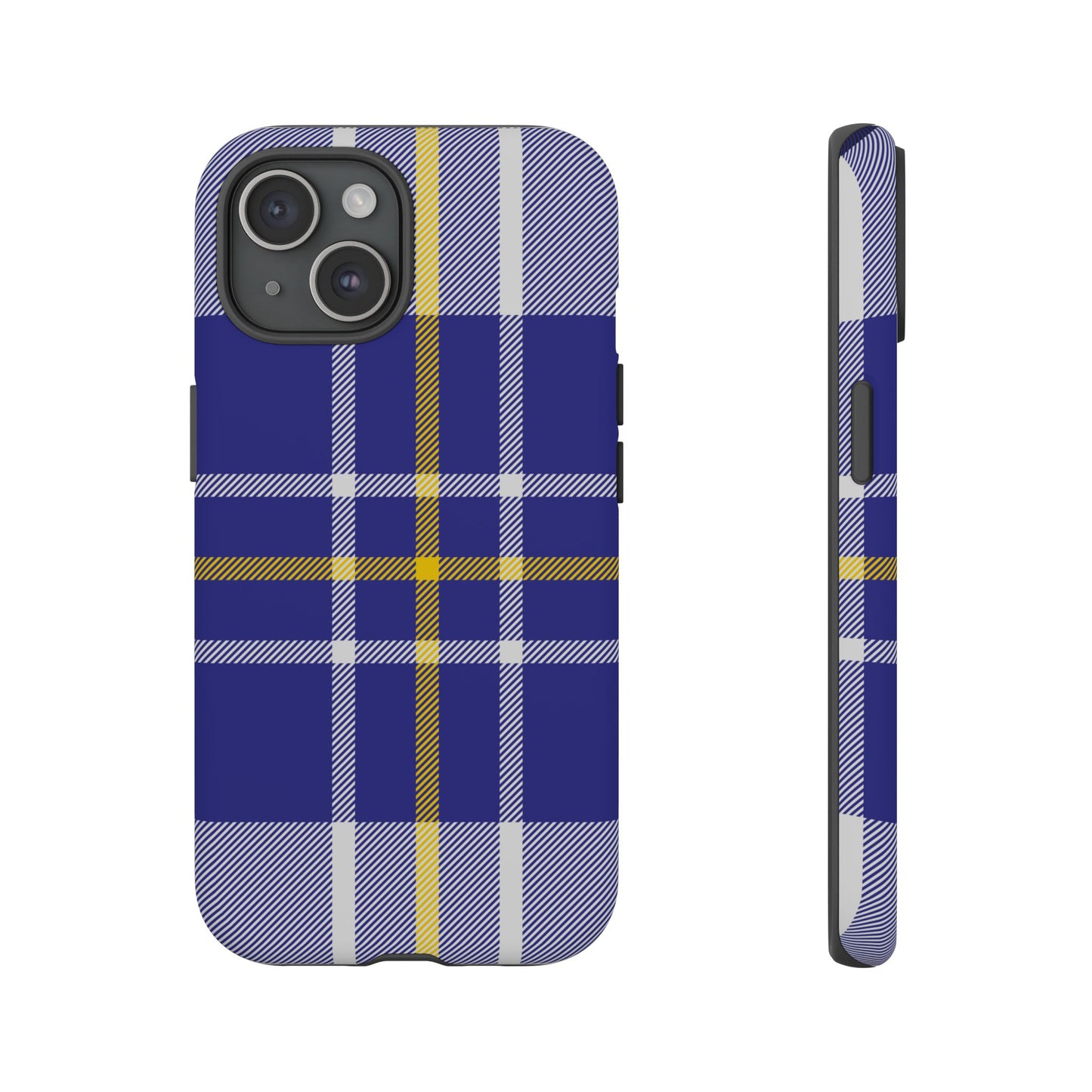 MacPherson Dress Blue Tartan iPhone Case | Luxury Protective Phone Cover