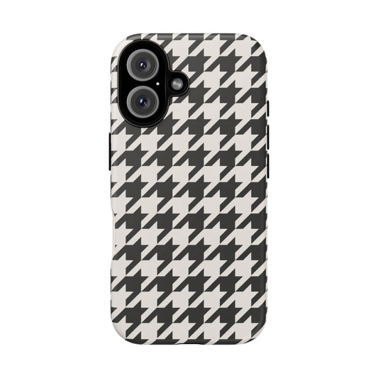 Forest Houndstooth Heritage Check Matte Phone Case