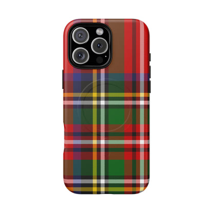 Royal Stewart Heritage Tartan MagSafe® iPhone Case | Luxury Magnetic Phone Cover