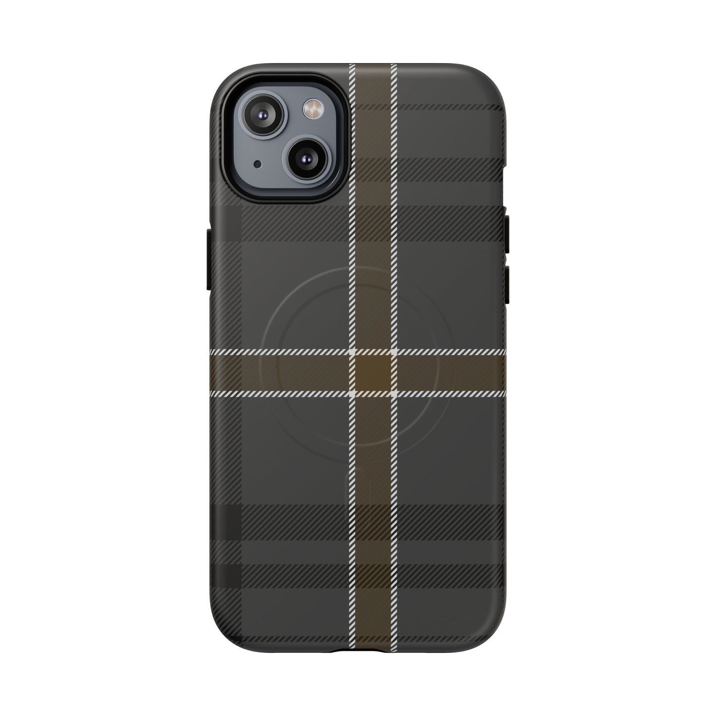 Bute Heather Weathered Tartan MagSafe® iPhone Case | Luxury Magnetic Phone Cover