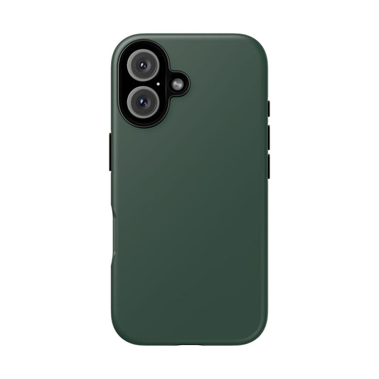 Bottle Green Deep Heritage Check iPhone Case | Luxury Protective Phone Cover