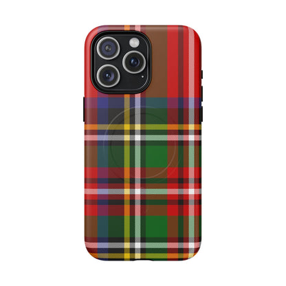 Royal Stewart Heritage Tartan MagSafe® iPhone Case | Luxury Magnetic Phone Cover