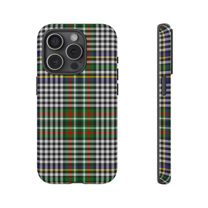 Abbotsford Check Estate Tartan iPhone Case | Dual-Layer Matt Protective Cover