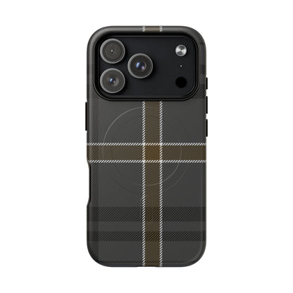 Bute Heather Weathered Tartan MagSafe® iPhone Case | Luxury Magnetic Phone Cover