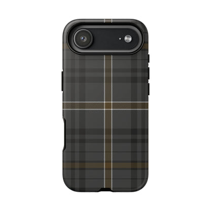Bute Heather Weathered Tartan iPhone Case | Dual-Layer Matt Protective Cover