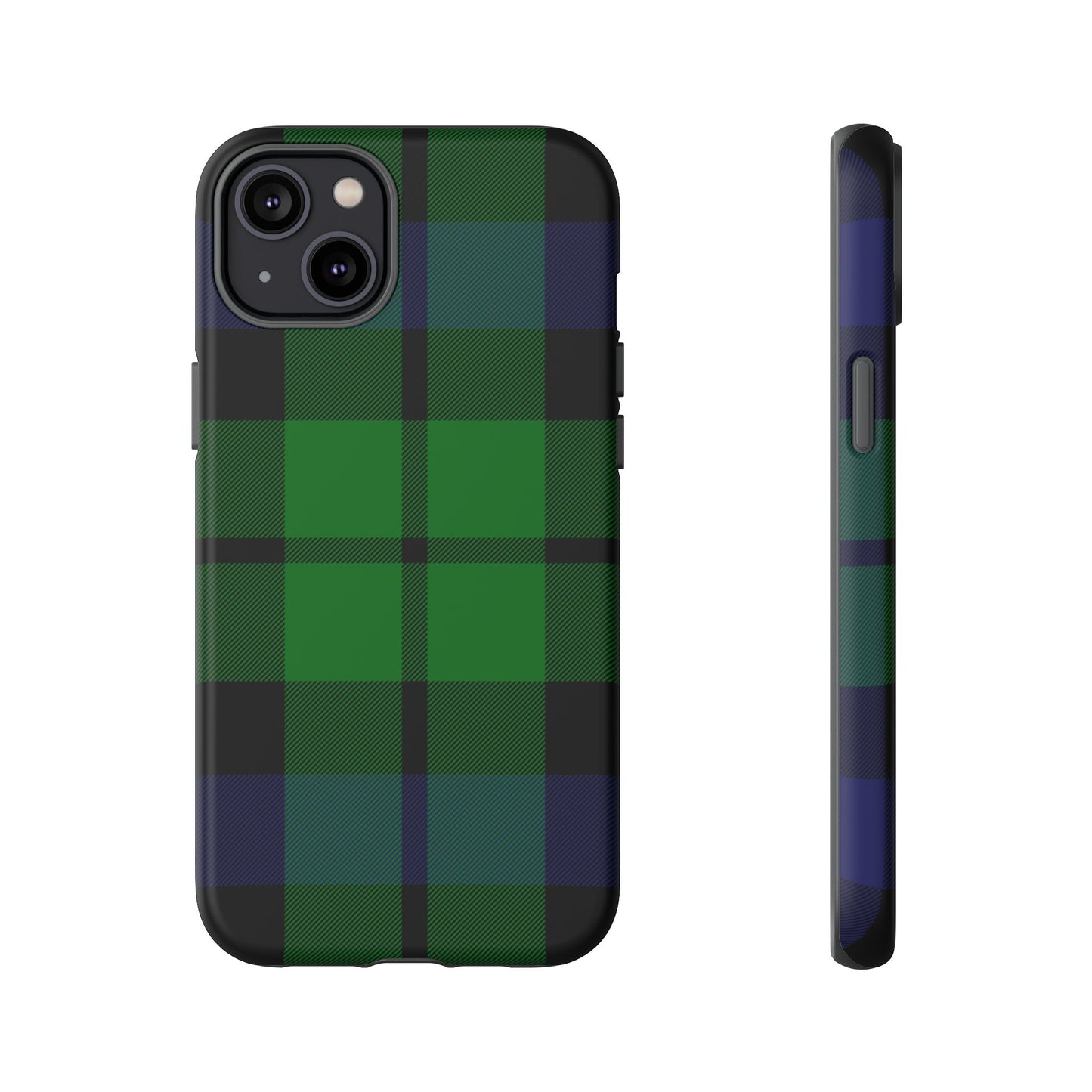 Black Watch Traditional Tartan iPhone Case | Luxury Protective Phone Cover