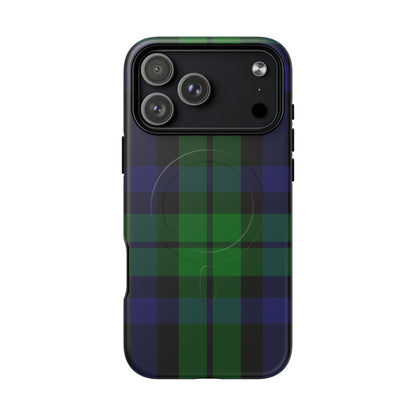 Black Watch Traditional Tartan MagSafe® iPhone Case | Dual-Layer Magnetic Protective Cover