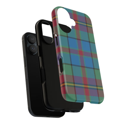 Orkney Island Heritage Tartan iPhone Case | Dual-Layer Matt Protective Cover
