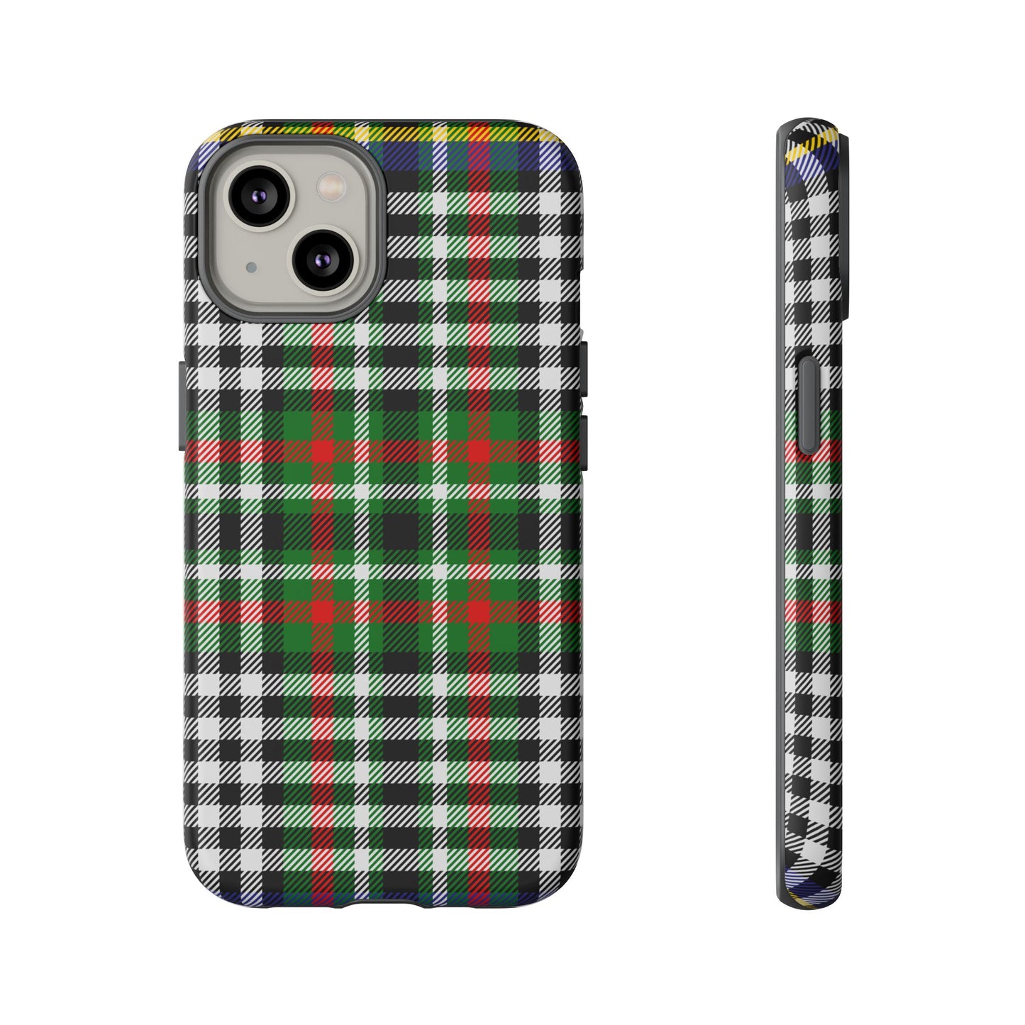 Abbotsford Check Estate Tartan iPhone Case | Luxury Protective Phone Cover