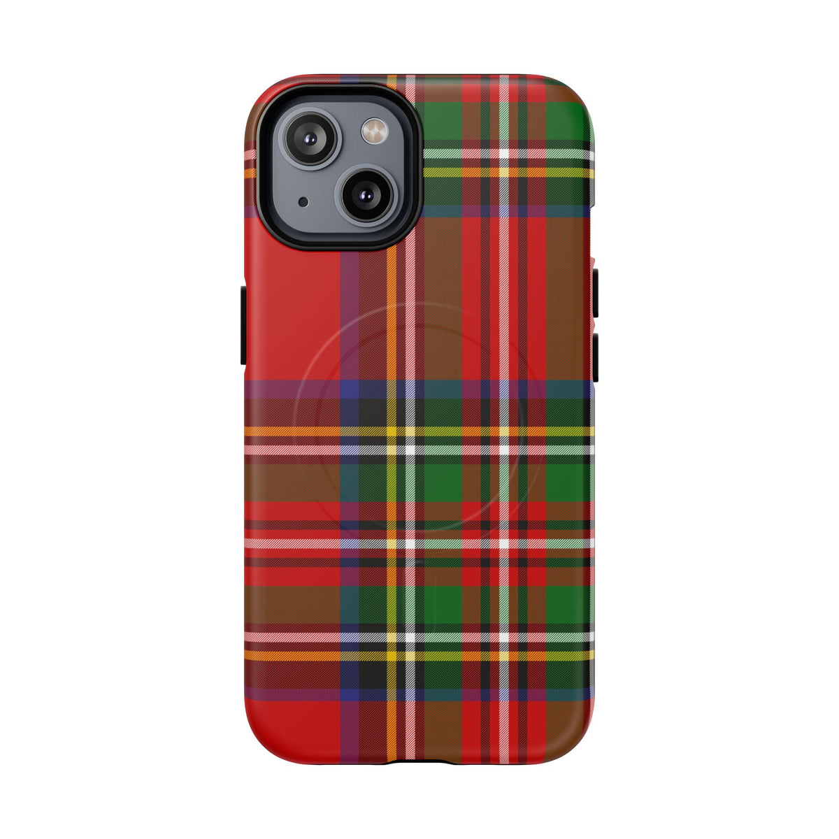 Royal Stewart Heritage Tartan MagSafe® iPhone Case | Dual-Layer Magnetic Protective Cover
