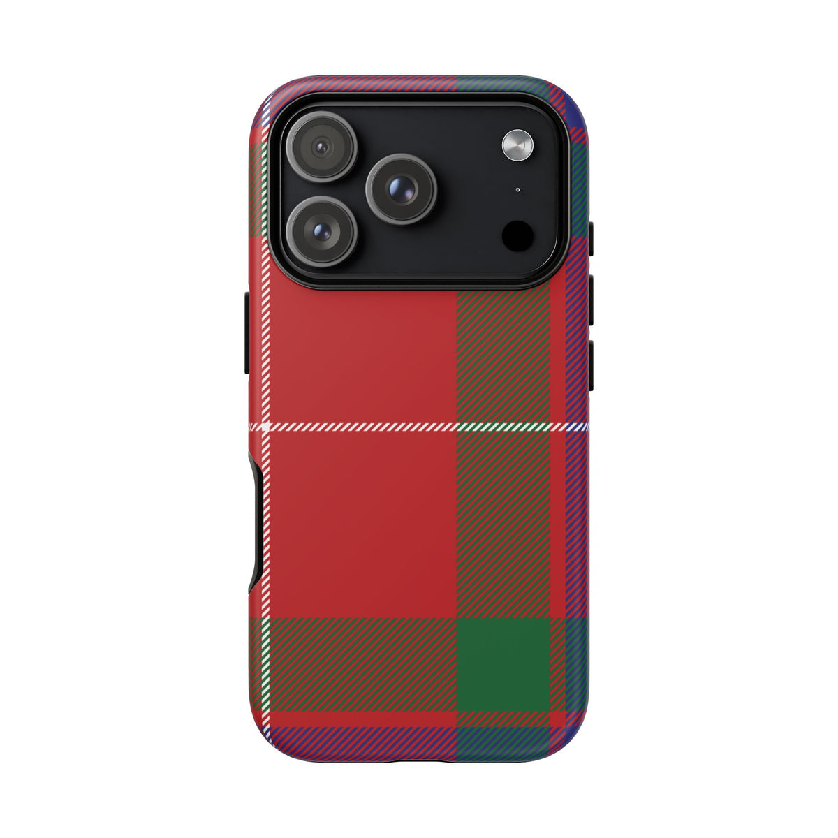 Fraser Clan Traditional Tartan iPhone Case | Dual-Layer Matte Protective Cover