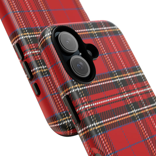 Kensington Red Tartan Heritage Check Matte Phone Case