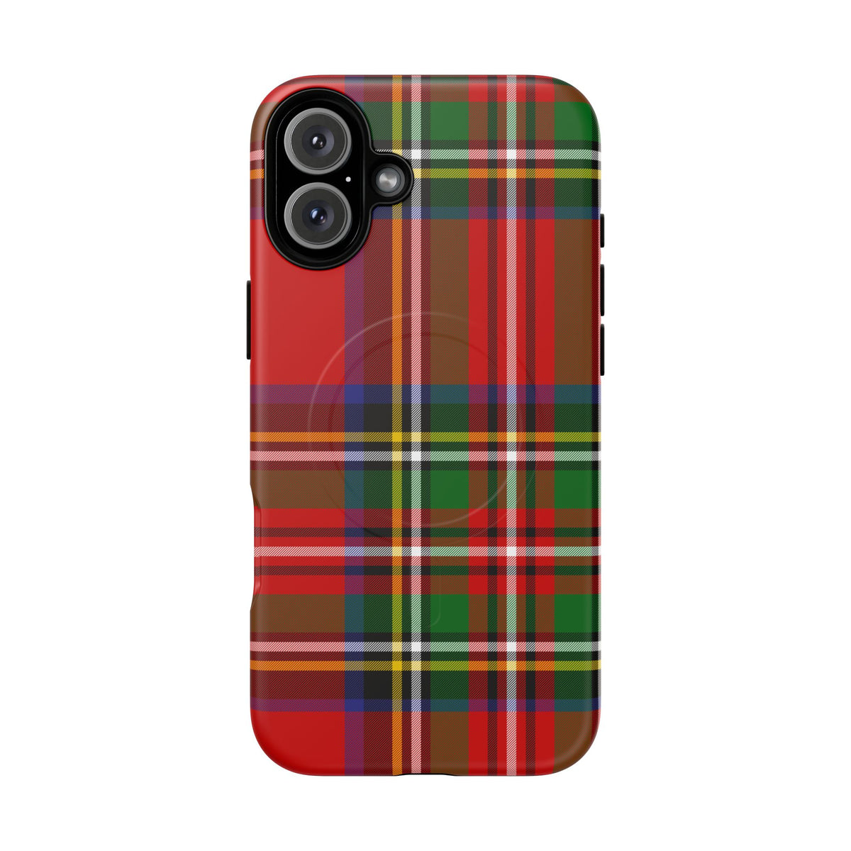 Royal Stewart Heritage Tartan MagSafe® iPhone Case | Dual-Layer Magnetic Protective Cover
