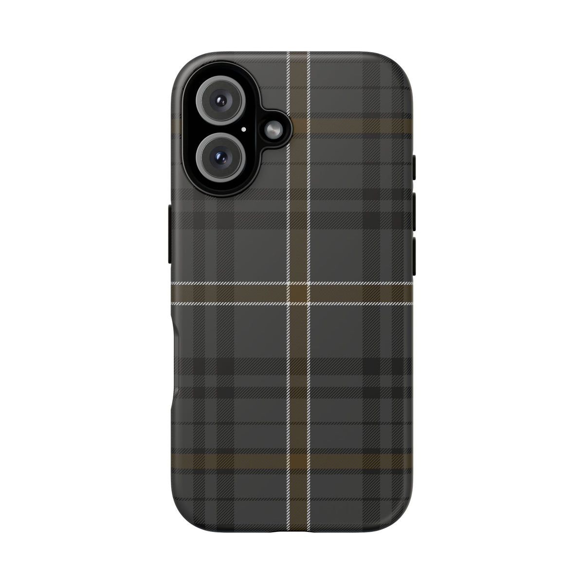 Bute Heather Weathered Tartan iPhone Case | Dual-Layer Matt Protective Cover