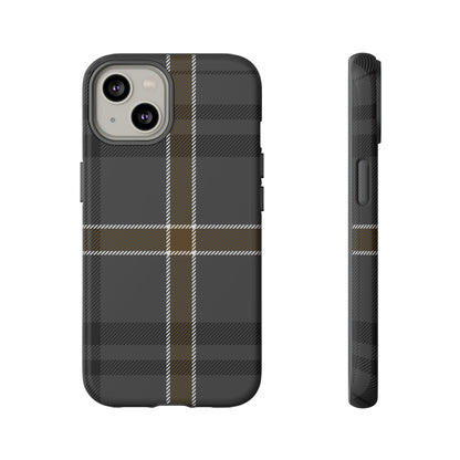 Bute Heather Weathered Tartan iPhone Case | Luxury Protective Phone Cover