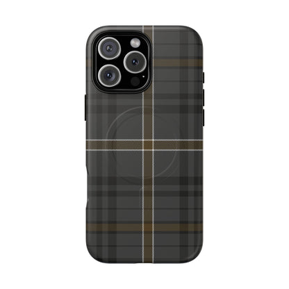 Bute Heather Weathered Tartan MagSafe® iPhone Case | Dual-Layer Magnetic Protective Cover