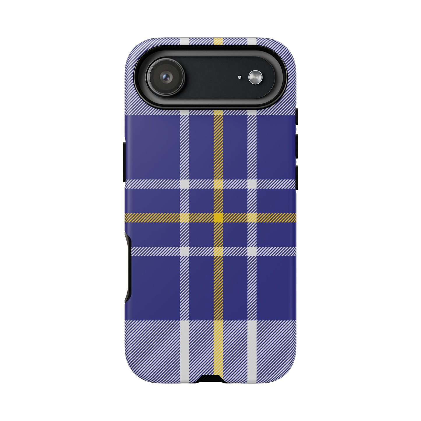 MacPherson Dress Blue Tartan iPhone Case | Luxury Protective Phone Cover
