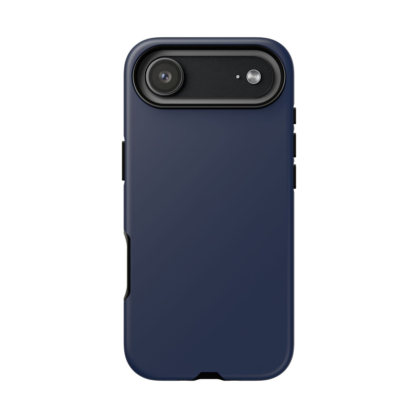 Navy Blue Sharp Tailored Heritage Check iPhone Case | Luxury Protective Phone Cover