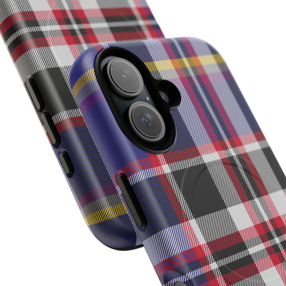 Queen Mary RMS Maritime Tartan MagSafe® iPhone Case | Luxury Magnetic Phone Cover