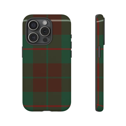 MacKinnon Hunting Traditional Tartan iPhone Case | Dual-Layer Matt Protective Cover