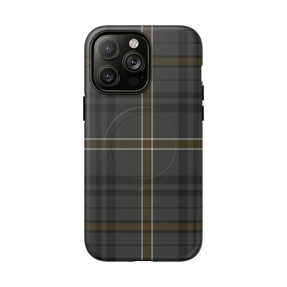 Bute Heather Weathered Tartan MagSafe® iPhone Case | Dual-Layer Magnetic Protective Cover