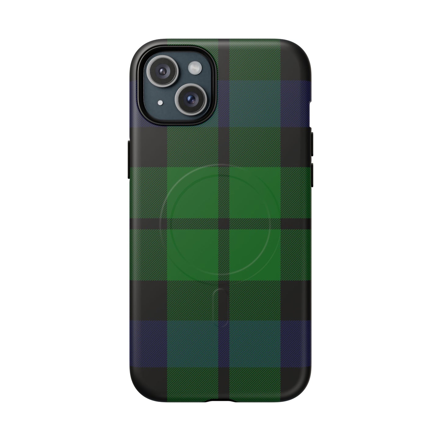 Black Watch Traditional Tartan MagSafe® iPhone Case | Luxury Magnetic Phone Cover