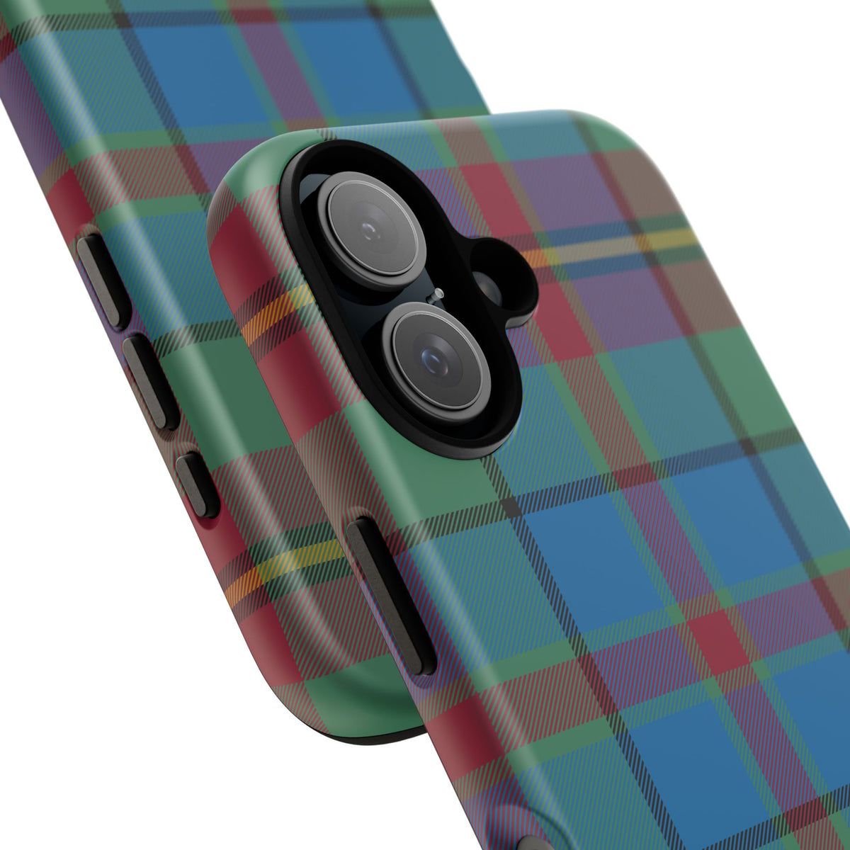 Orkney Island Heritage Tartan iPhone Case | Dual-Layer Matt Protective Cover