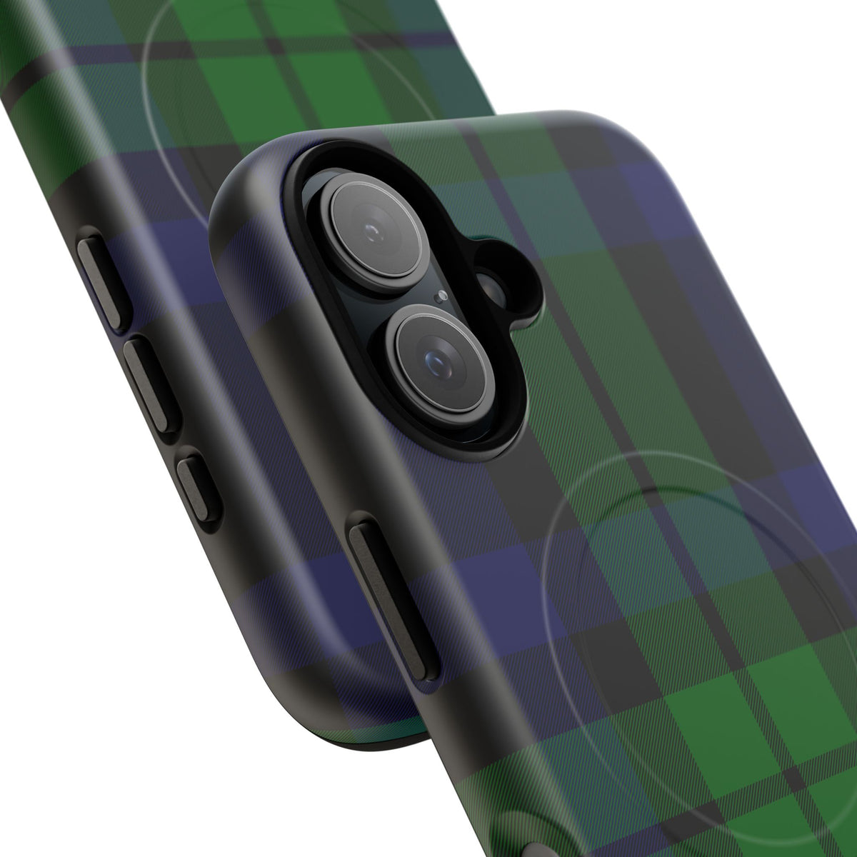 Black Watch Traditional Tartan MagSafe® iPhone Case | Dual-Layer Magnetic Protective Cover