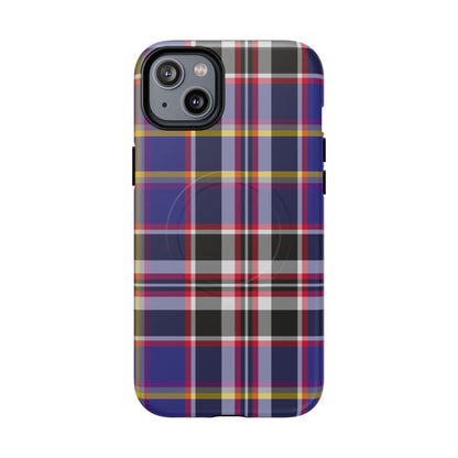 Queen Mary RMS Maritime Tartan MagSafe® iPhone Case | Dual-Layer Magnetic Protective Cover