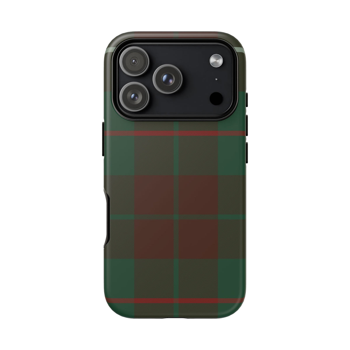 MacKinnon Hunting Traditional Tartan iPhone Case | Dual-Layer Matt Protective Cover