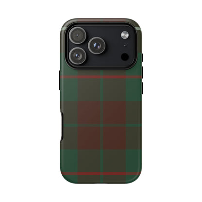 MacKinnon Hunting Traditional Tartan iPhone Case | Dual-Layer Matt Protective Cover