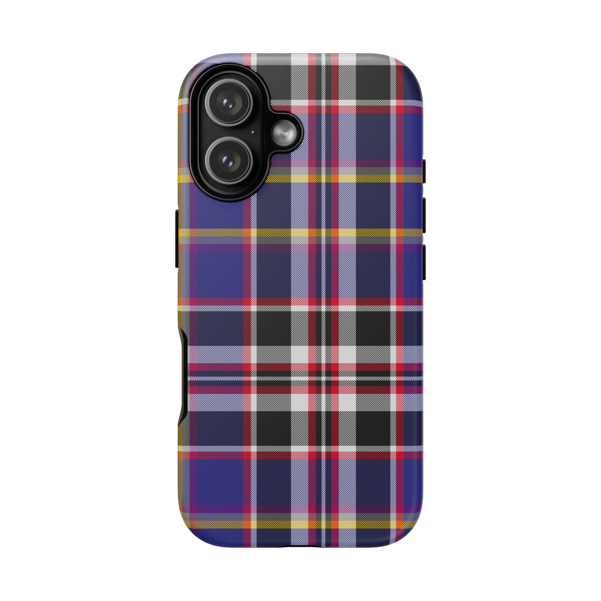 Queen Mary RMS Maritime Tartan iPhone Case | Dual-Layer Matt Protective Cover