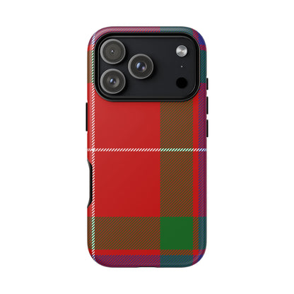 Fraser Clan Traditional Tartan iPhone Case | Luxury Protective Phone Cover