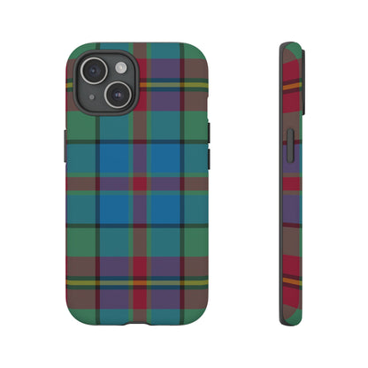 Orkney Island Heritage Tartan iPhone Case | Dual-Layer Matt Protective Cover